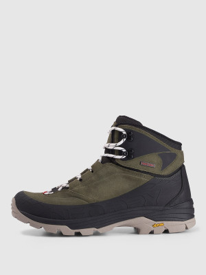 4F Wysokie buty trekkingowe HORIZON z membraną  męskie - zielone