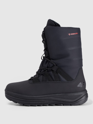 4F Buty zimowe śniegowce INUA z ociepliną Primaloft damskie - czarne