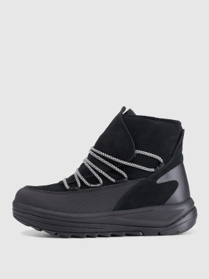 4F Buty zimowe śniegowce SNOWDROP z membraną damskie - czarne
