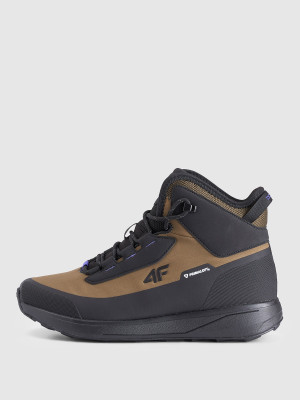 4F Buty zimowe śniegowce DCX z ociepliną Primaloft damskie - khaki
