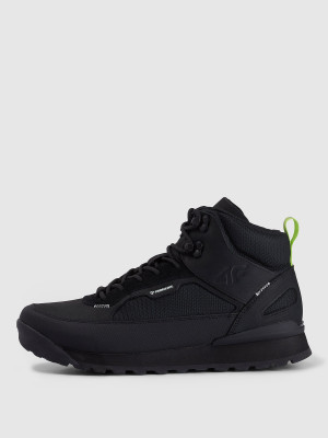 4F Buty przejściowe HEX skórzane męskie - czarne