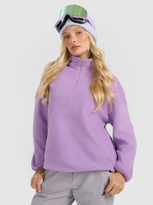 4F Polar ze stójką oversize damski - fioletowy