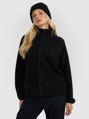 4F Polar ze stójką oversize damski - czarny