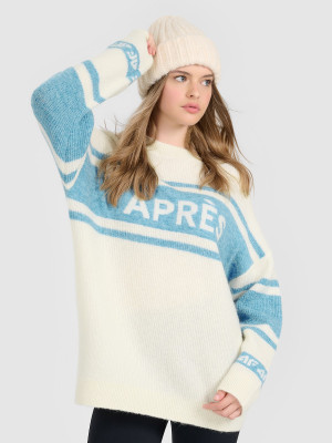 4F Sweter loose damski - beżowy
