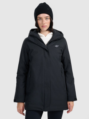 4F Parka zimowa membrana 8000 damska - czarna