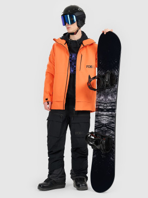 4F Kurtka snowboardowa membrana 15000 męska - pomarańczowa