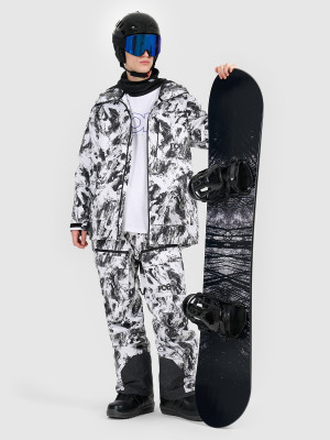 4F Kurtka snowboardowa membrana 15000 męska - multikolor
