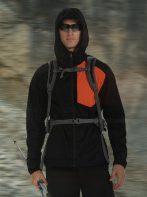 4F Kurtka softshell wiatroodporna membrana 8000 męska - czarna