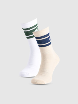 4F Skarpety casual za kostkę (2-pack) damskie - multikolor