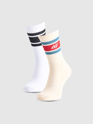 4F Skarpety casual za kostkę (2-pack) męskie - multikolor