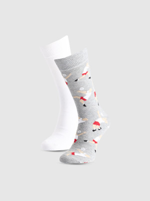 4F Skarpety casual za kostkę (2-pack) uniseks - multikolor