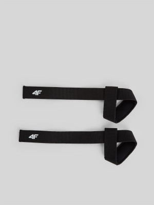 4F Paski do podnoszenia ciężarów (2-pack) - czarne