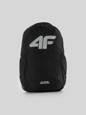 4F Plecak miejski (ok. 23 L) z kieszenią na laptop - czarny