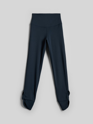 4F Legginsy do jogi szybkoschnące damskie - granatowe