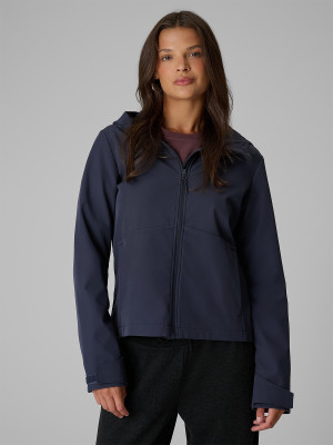 4F Kurtka softshell wiatroodporna membrana 5000 damska - granatowa
