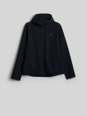 4F Kurtka softshell wiatroodporna membrana 5000 męska - czarna