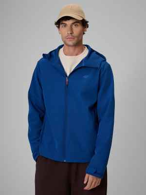 4F Kurtka softshell wiatroodporna membrana 5000 męska - granatowa