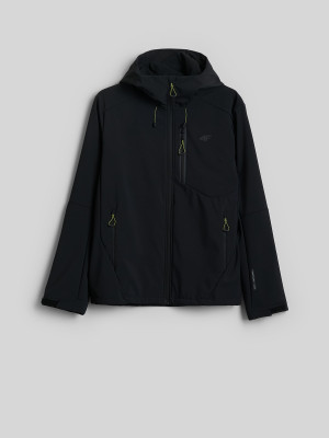 4F Kurtka softshell wiatroodporna membrana 8000 męska - czarna