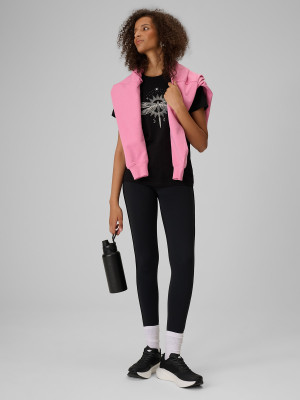 4F Legginsy dzianinowe damskie - czarne