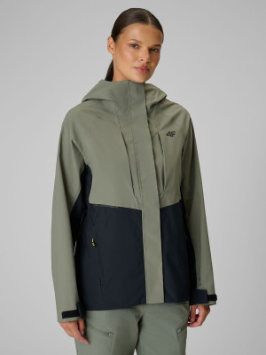 4F Kurtka trekkingowa membrana 10000 damska - khaki