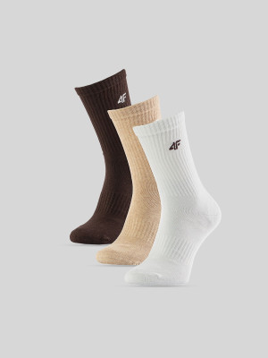 4F Skarpetki długie (3-pack) damskie - multikolor