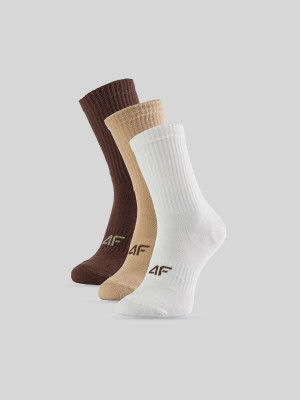 4F Skarpetki długie (3-pack) damskie - multikolor