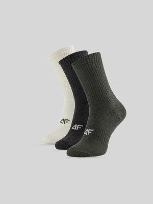 4F Skarpetki długie (3-pack) męskie - multikolor