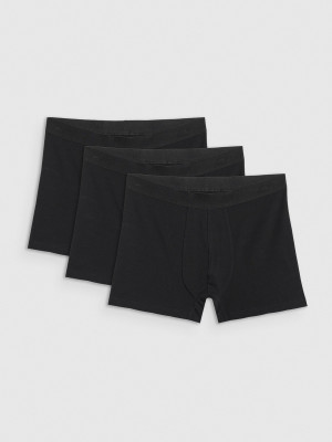 4F Bielizna bokserki (3-pack) męskie - czarne