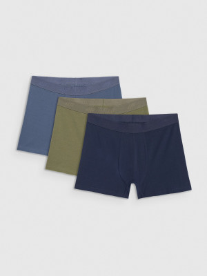 4F Bielizna bokserki (3-pack) męskie - multikolor