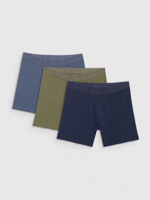 4F Bielizna bokserki (3-pack) męskie - multikolor