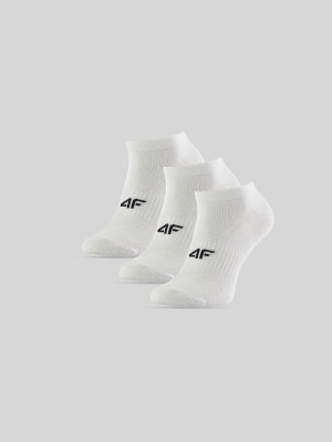 4F Skarpetki stopki (3-pack) damskie - białe