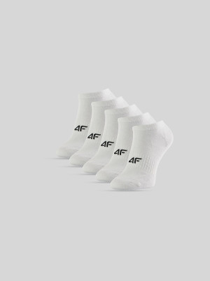 4F Skarpetki krótkie (5-pack) damskie - białe