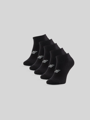 4F Skarpetki krótkie (5-pack) damskie - czarne