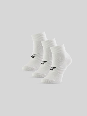 4F Skarpetki krótkie (3-pack) damskie - białe