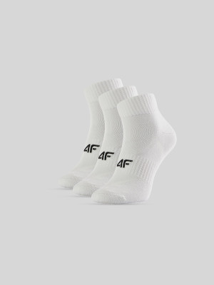 4F Skarpetki krótkie (3-pack) męskie - białe
