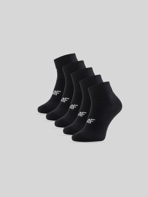 4F Skarpetki krótkie (5-pack) męskie - czarne