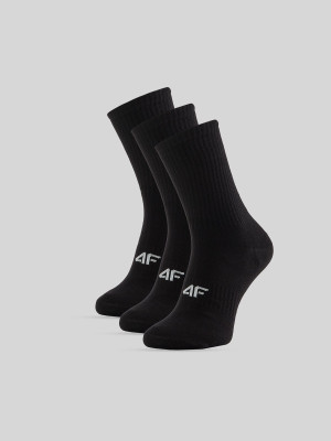 4F Skarpetki długie (3-pack) męskie - czarne