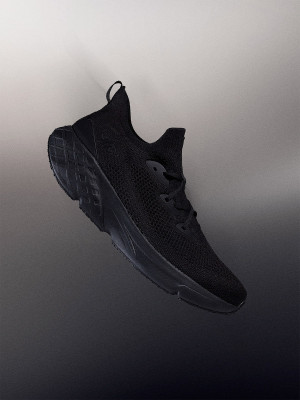 4F Niskie sneakersy Velocore E-knit damskie - czarne