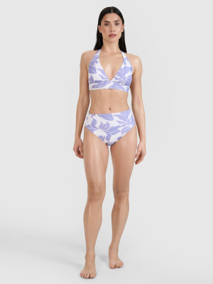 4F Dół od bikini damski - fioletowy