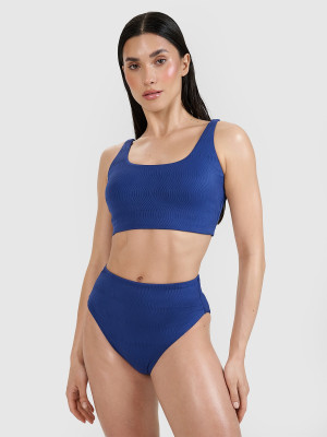 4F Góra od bikini damska - granatowa