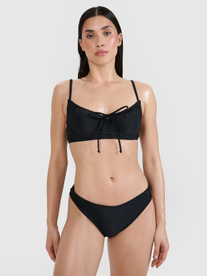 4F Góra od bikini damska - czarna