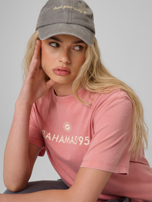 4F Czapka z daszkiem strapback damska - szara