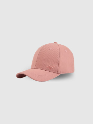 4F Czapka z daszkiem snapback uniseks - różowa