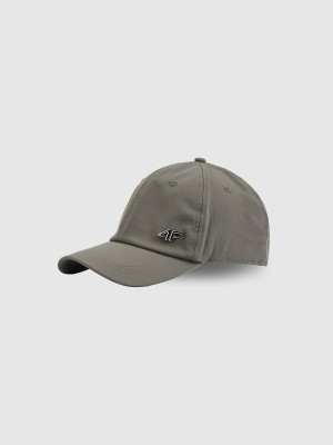 4F Czapka z daszkiem strapback uniseks - szara