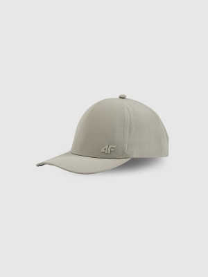4F Czapka z daszkiem strapback uniseks - szara