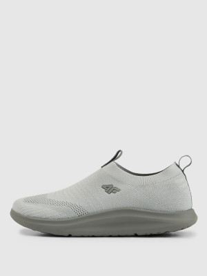 4F Niskie sneakersy wsuwane NEONITE z miękką wkładką męskie - szare