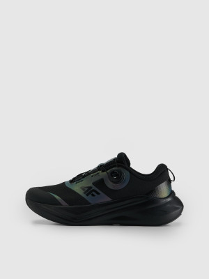 4F Buty do biegania FLOW RUN NIGHT MOTION męskie - czarne