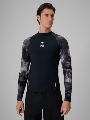 4F Longsleeve do pływania i sportów wodnych z filtrem UPF50+ męski - czarny