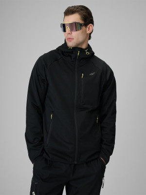4F Kurtka softshell wiatroodporna membrana 5000 męska - czarna