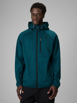 4F Kurtka softshell wiatroodporna membrana 5000 męska - zielona
